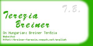 terezia breiner business card